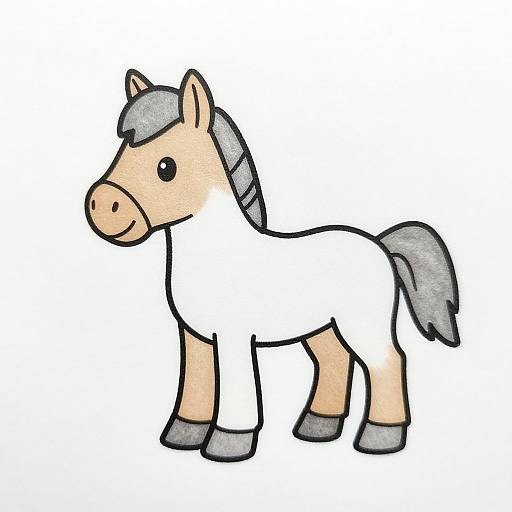 Cartoon Horse Illustration