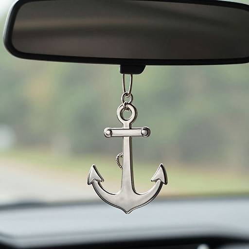 Anchor Rearview Mirror Charm