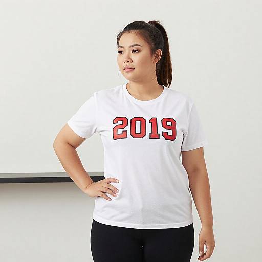 Curvy Asian Woman in Casual Outfit