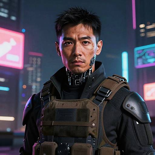 Cybernetic Pasdar Tactical Portrait