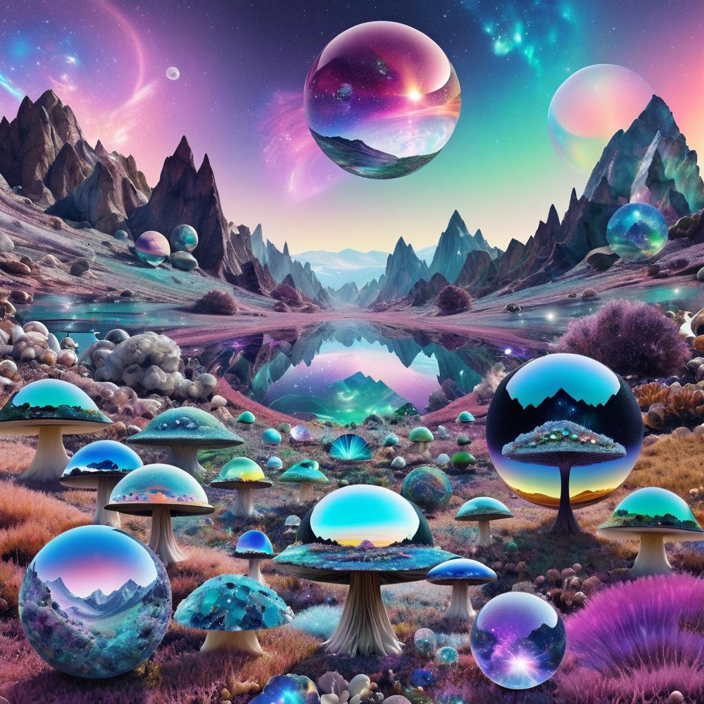 Surreal Psychedelic Collage of Dreams