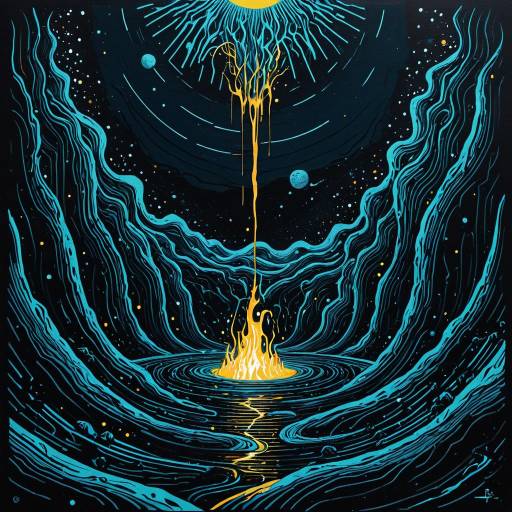 Electric Surrealism Cosmic Abstract