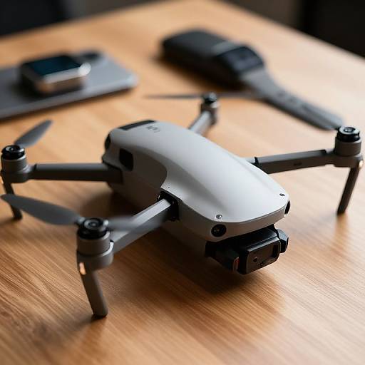 Futuristic Drone with Tech Gadgets