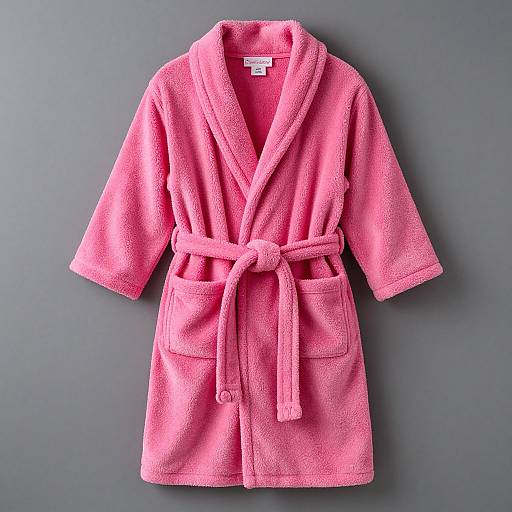 Personalized Hot Pink Children's Bathrobe
