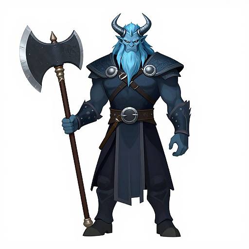 Viking Frost Giant God Logo Design