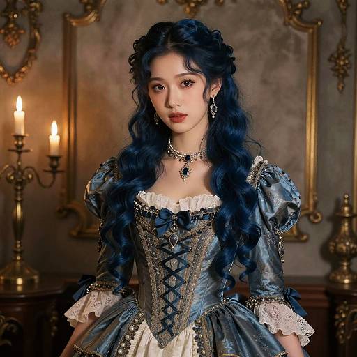 Gothic Victorian Romance Portrait