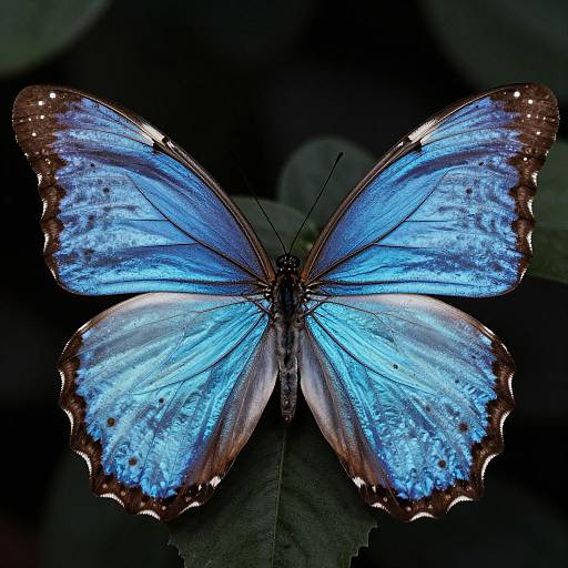Blue Morpho Butterfly Macro