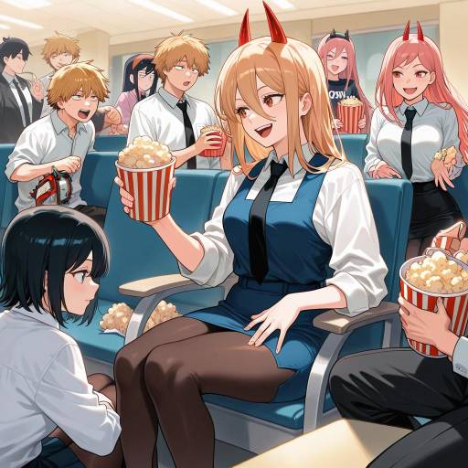 Crossover Gathering of Chainsaw Man Characters