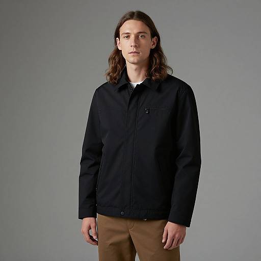 Man with Long Brown Hair