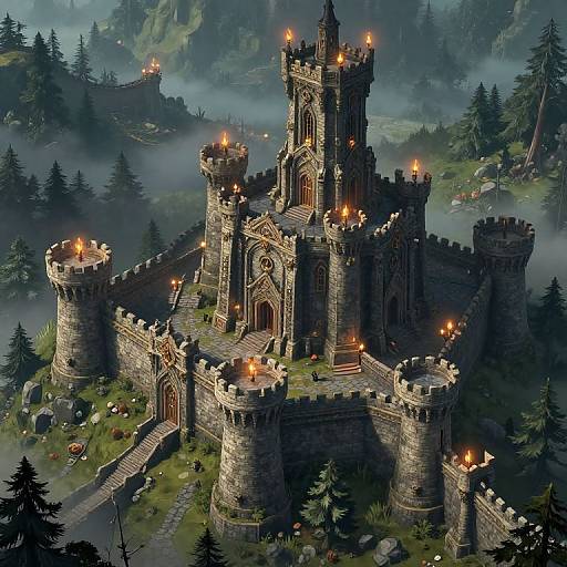 DnD Style Medieval Castle Generator