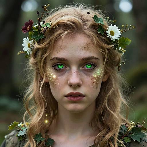 Ethereal Forest Fantasy Character