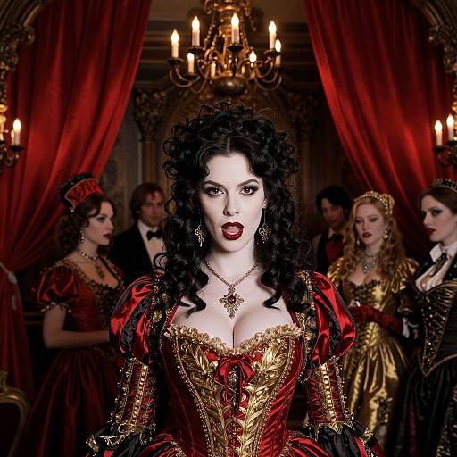 Gothic Mansion Nighttime Costume Party