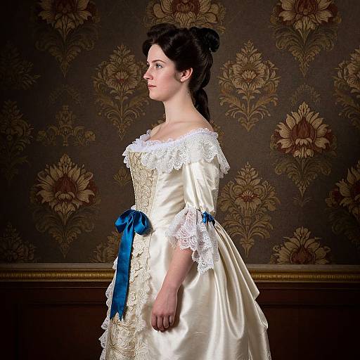 Georgian-Era Woman Side Portrait