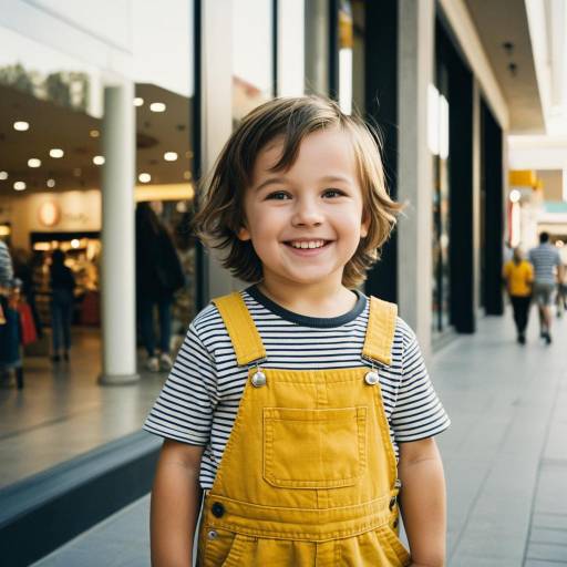 Playful Toddler Fashion Portrait Outdoors
