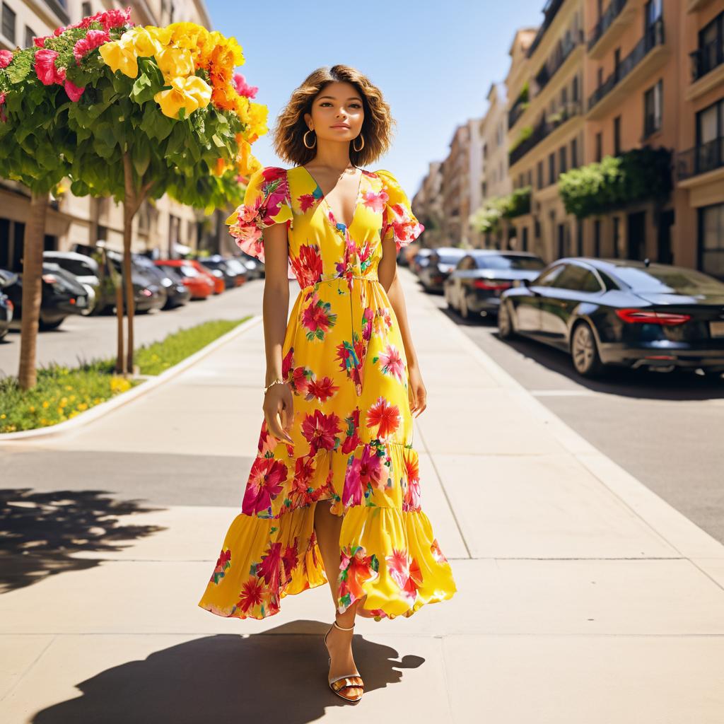 Candid Street Photography of Zendaya Outdoors