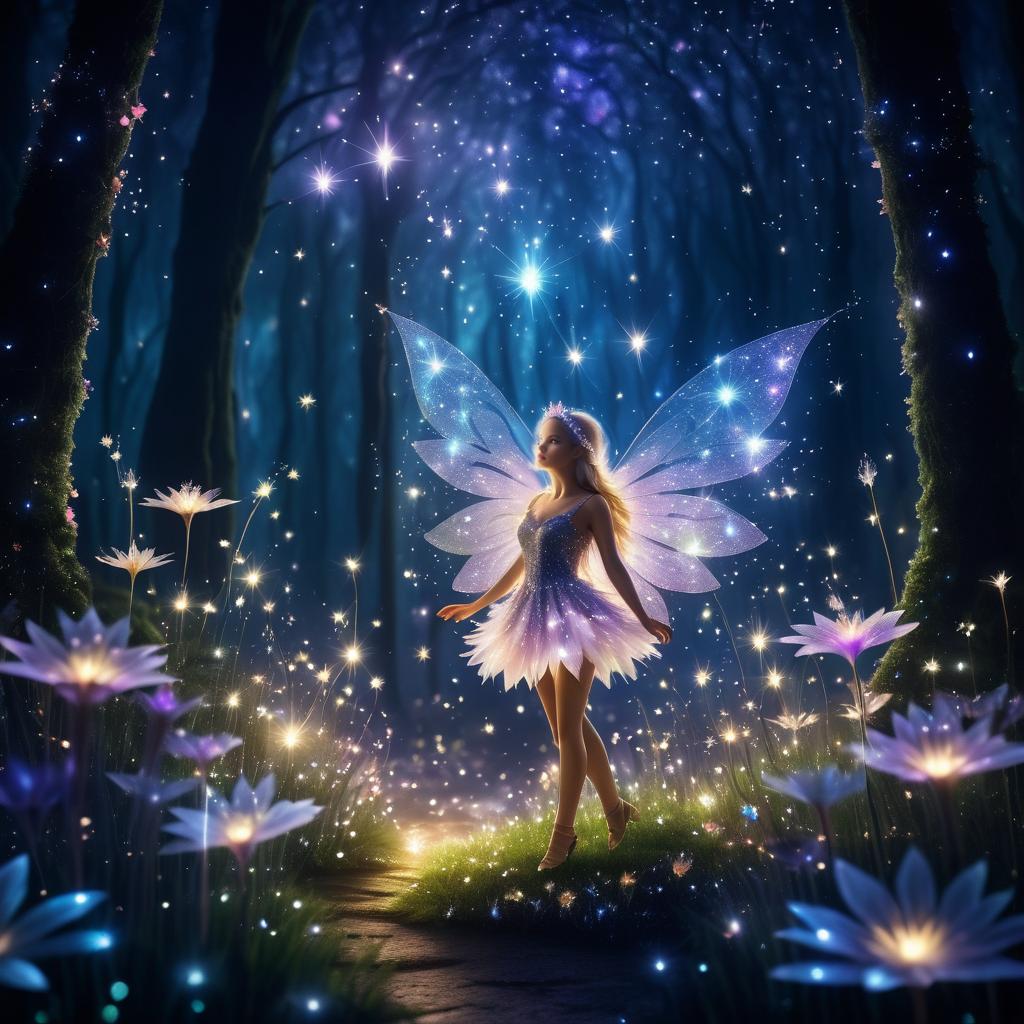 Mystical Fairy in a Magical Forest