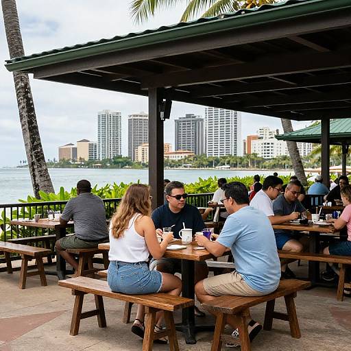 Cozy Outdoor Seating at The Mai Kai