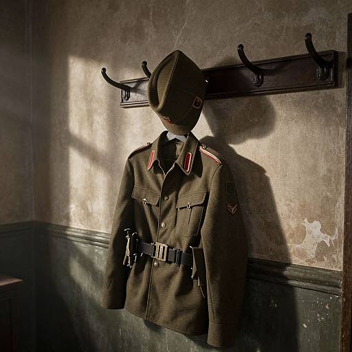 Nostalgic German Soldier Hat Scene