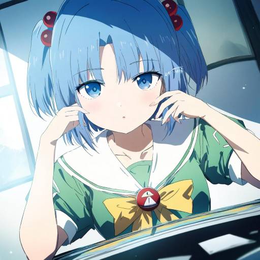 Illustration of 98se-tan, os-tan in the style of Misaki nonaka