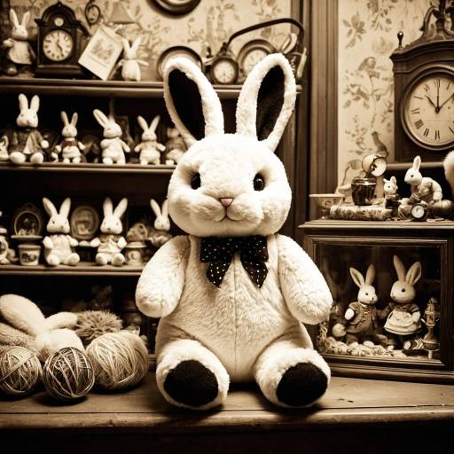 Plush Rabbit in Antique Shop