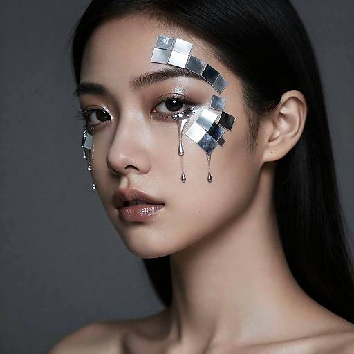 Surreal Femme Fatale Mercury Makeup