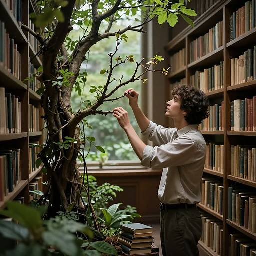 Serene Library of Living Metaphors