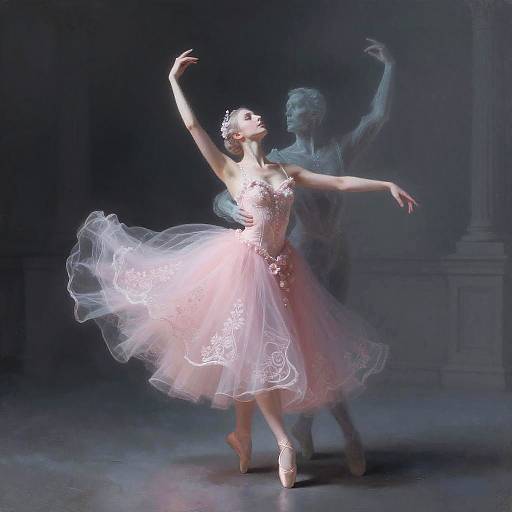 Ethereal Phantom Dancers in Ballroom