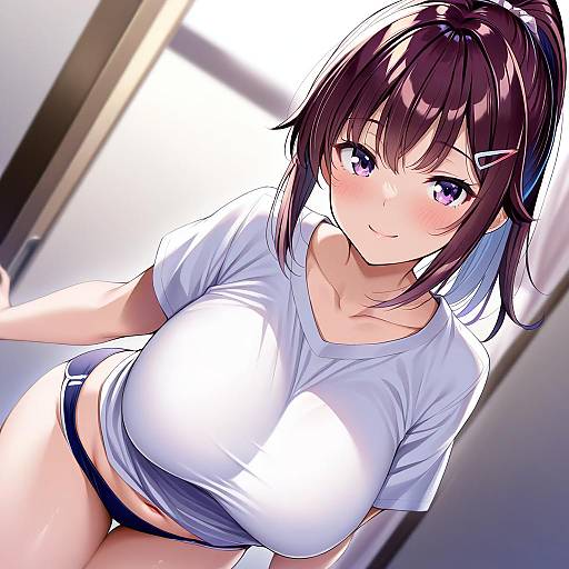 Illustration of Araki nonoka (karaage bou), original in the style of Kakao (chocolate land)