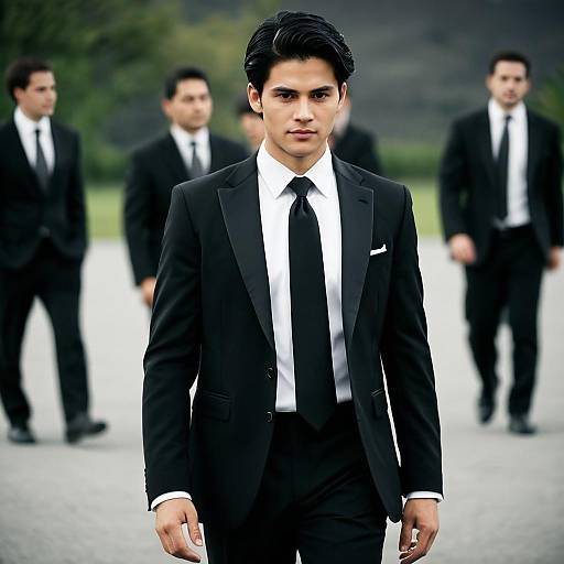Elegant Black Tie Wedding Attire for Men