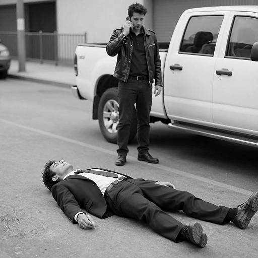 Urban Noir: Man Down by Pickup