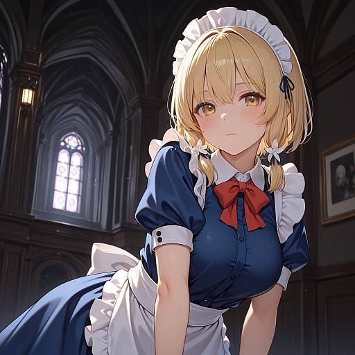 Illustration of Mugetsu (touhou), touhou in the style of Hiiragi hazime