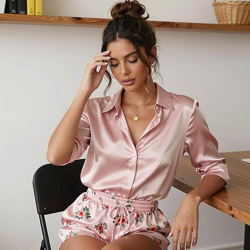 Casual Elegance in Soft Lighting