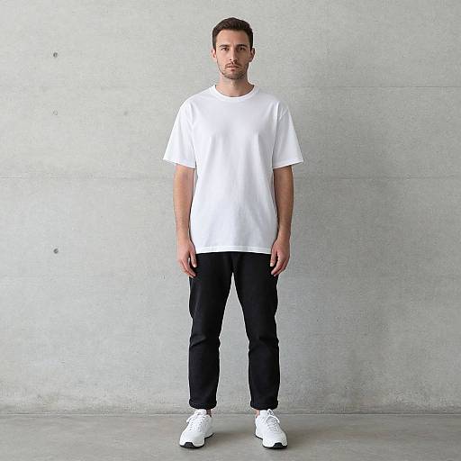 Minimalist European Streetwear Portrait