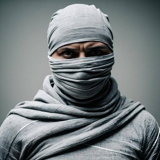 Mysterious Cosplay Figure in Bandages
