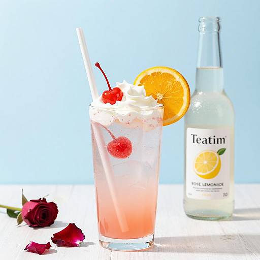 Refreshing Pink Rose Lemonade Setup