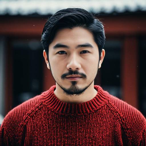 Photorealistic Portrait of a Man in Sweater