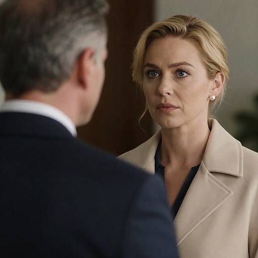 Intense Indoor Portrait of a Couple