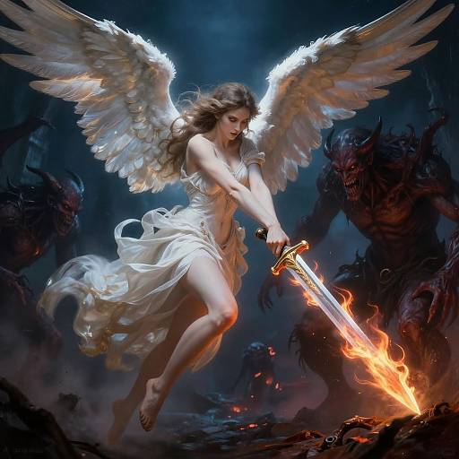 Epic Battle: Angel vs Demon