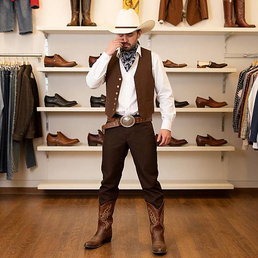 Western Cowboy Man Boutique Outfit