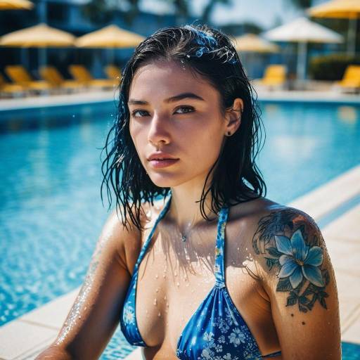 Vibrant Portrait of a Young Woman