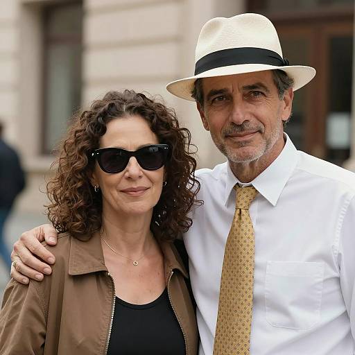 Couple Portrait in Stylish Attire