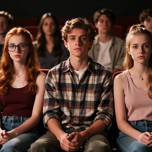 Candid Portraits in a Dim Theater