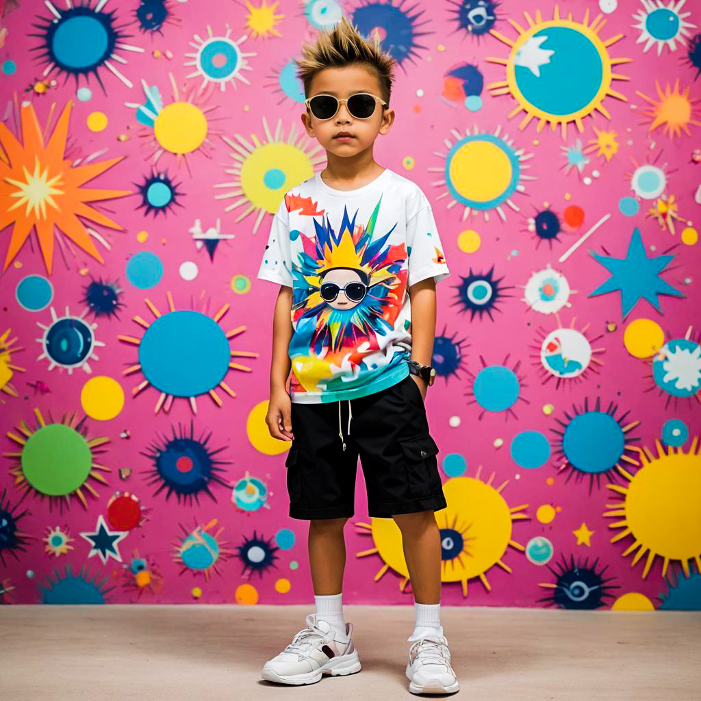 Playful and Kawaii Young Boy Style