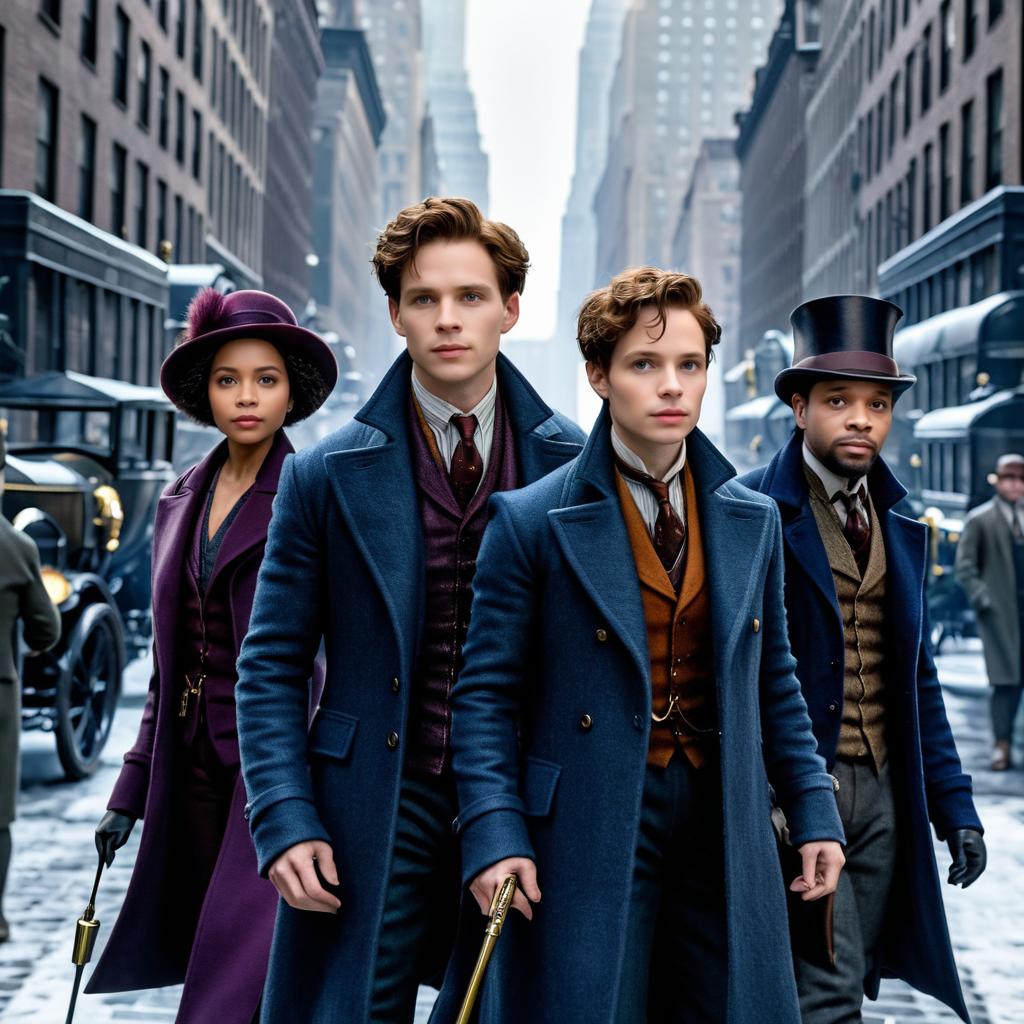 Fantastic Beasts Team in Magical New York