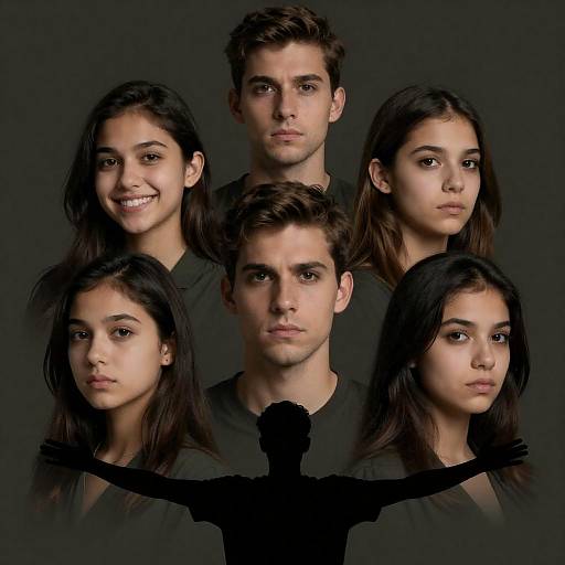 Dramatic Portraits with Intense Expressions