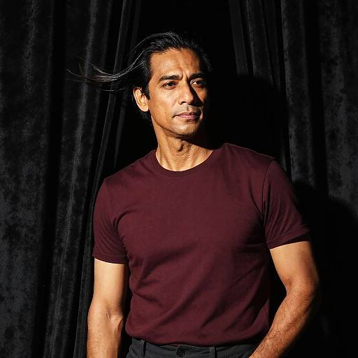 Dramatic Chiaroscuro Man Portrait