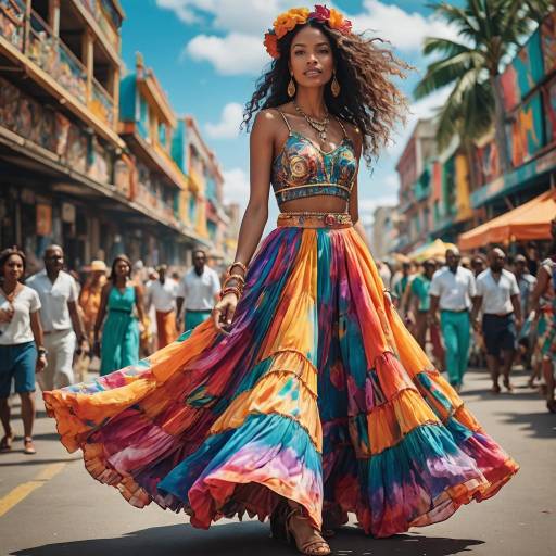Bohemian Carnival: A Vibrant Editorial Moment