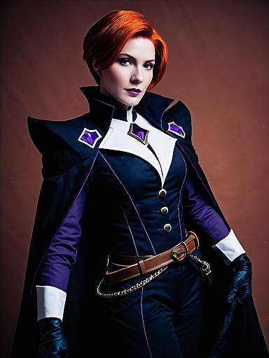 Realistic Man in Moira Cosplay
