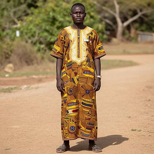 Man in Traditional Zimbabwean Costume