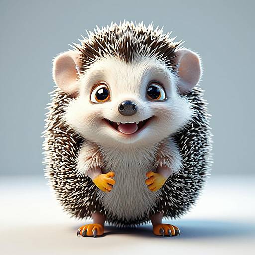 Cute Cartoon Baby Hedgehog